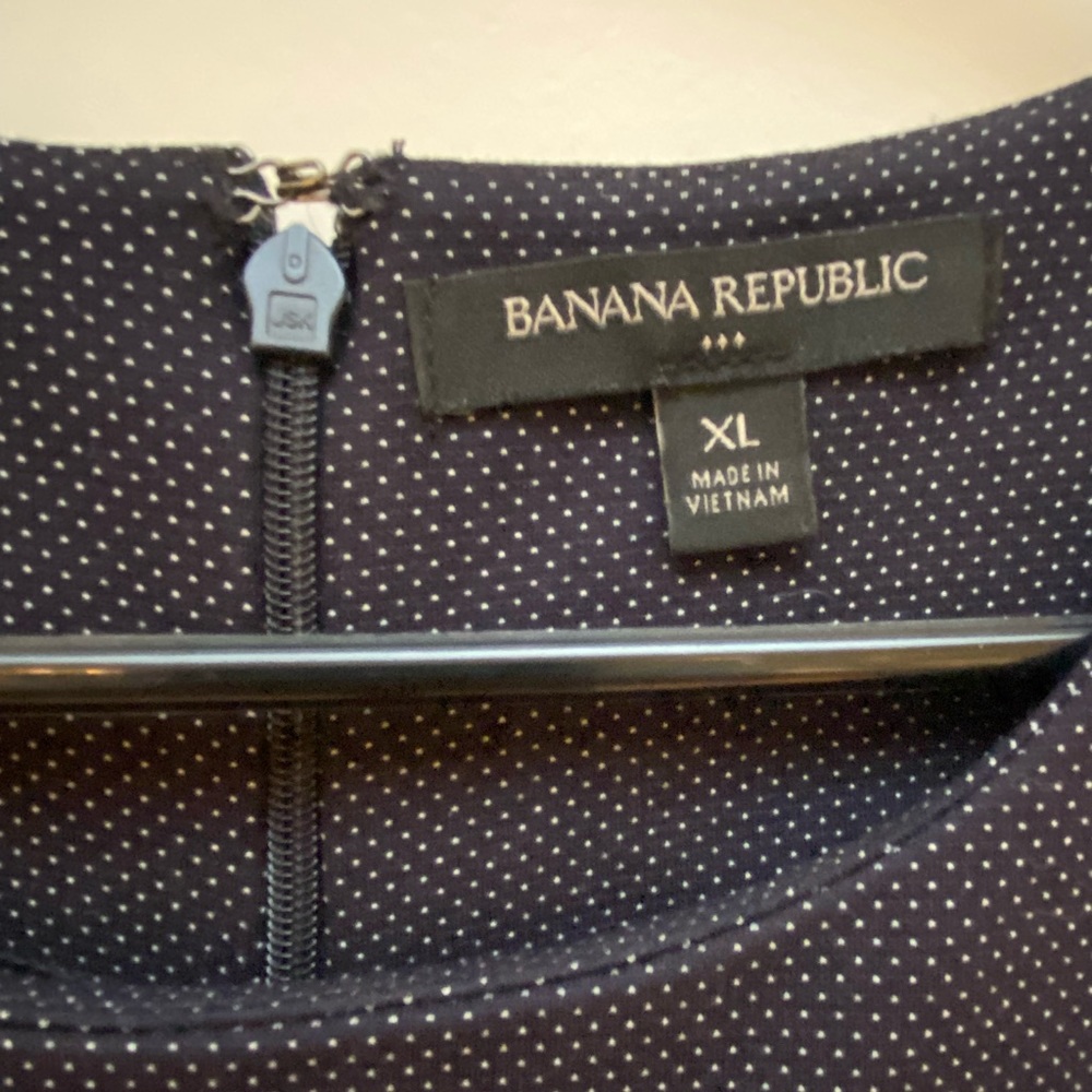 Banana Republic polka dot dress.